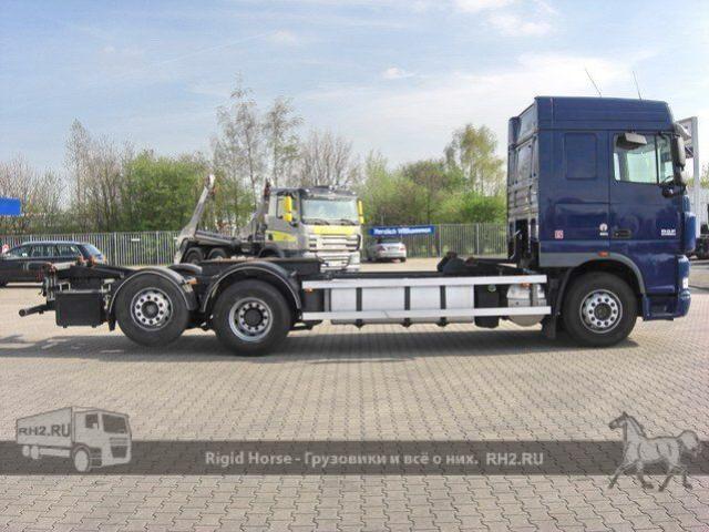 Европейские грузовики DAF XF105 410 вид сбоку