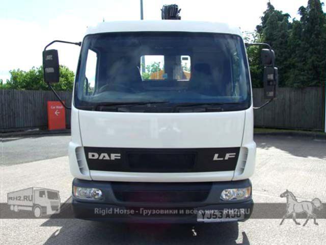 Европейские грузовики DAF LF45-150, 12 tonne Crane Lorry вид спереди 
