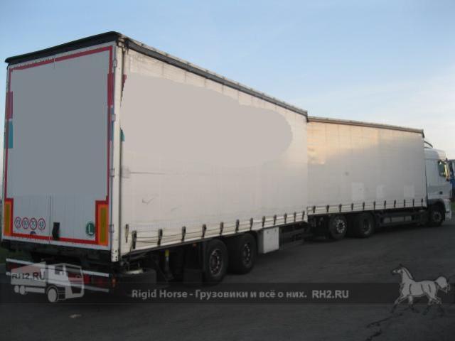 Европейские грузовики DAF XF105.460 вид сзади