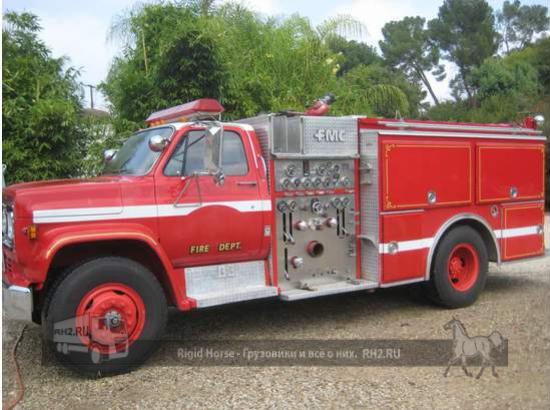 Пожарные грузовики GMC BURTON FIRE RE