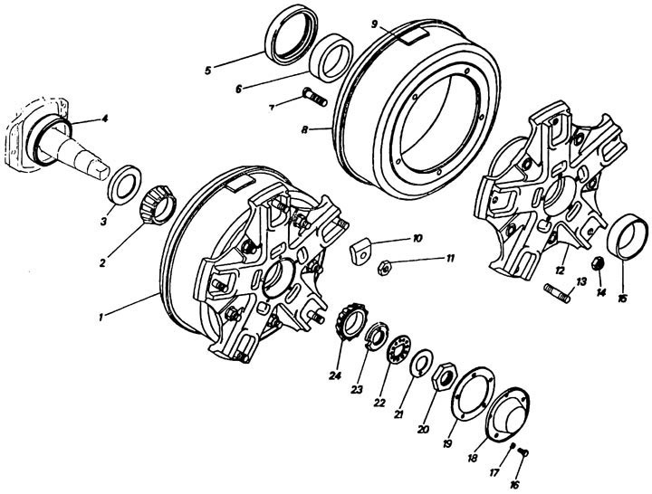 Ступица передних колес КамАЗ 5511—3103010—02