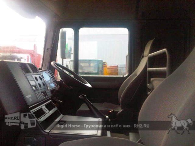 Европейские грузовики MAN 18 285 интерьер кабины