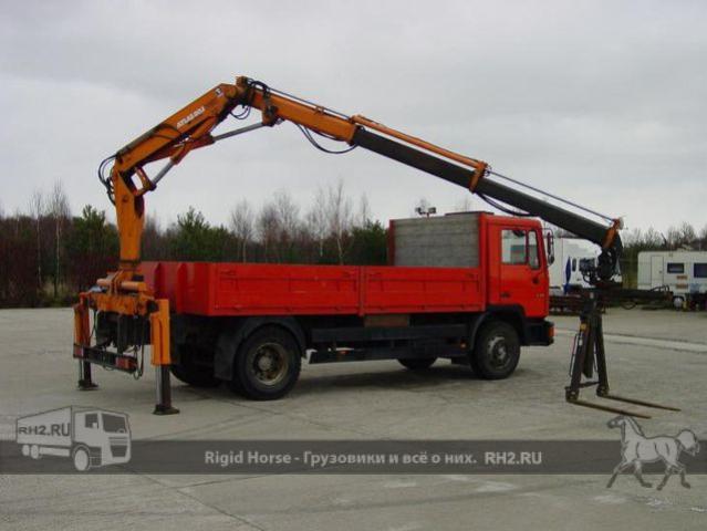 Европейские грузовики MAN 18-232 ATLAS-KRAN AK.80.1+skrzynia otwarta+burty