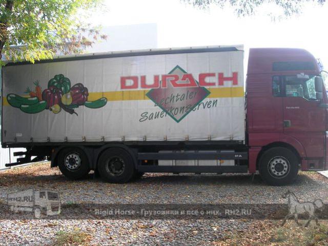 Европейские грузовики MAN 26.460 вид сбоку