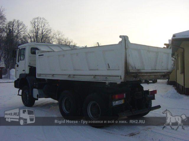Европейские грузовики MAN 27.410 FE wywrotka вид сзади