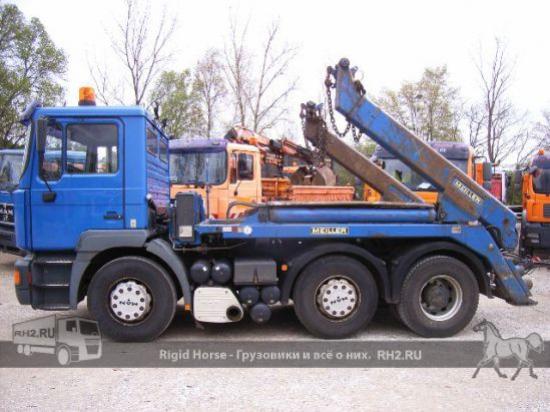 Европейские грузовики MAN F2000/T38 26.364 L вид сбоку