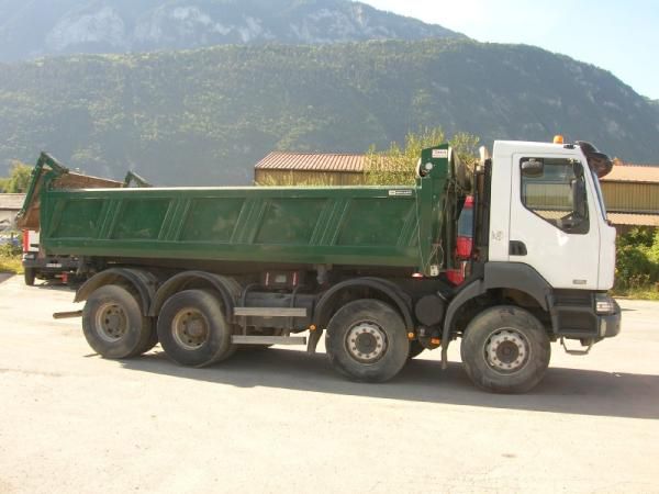 Европейские грузовики RENAULT Kerax 420 benne