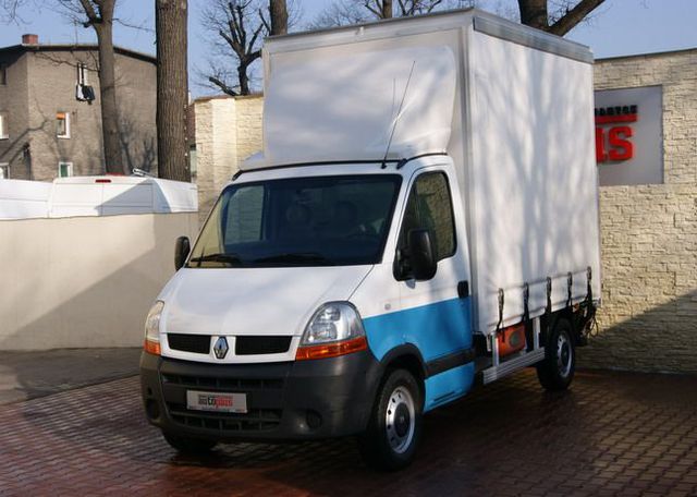 Европейские грузовики RENAULT MASTER 2.5 DCI PLANDEKA FIRANKA WINDA, KLIMA 