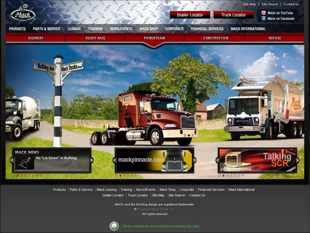 официальный сайт mack trucks