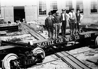 В 1905 году в Сиэтле, сэр Уильям Пигот создал компанию Seattle Car Mfg Co.