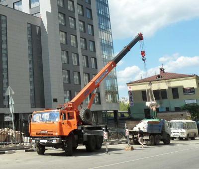 25 тонный автокран "Клинцы" на шасси КАМАЗ - грузовые автомобили Разное фото