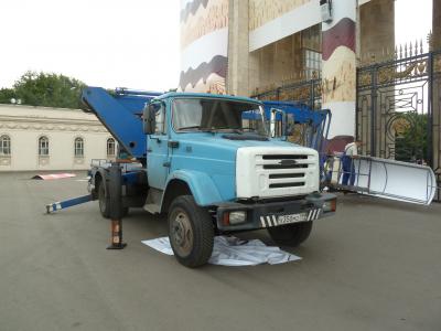 Автовышка Зил - грузовые автомобили Разное фото