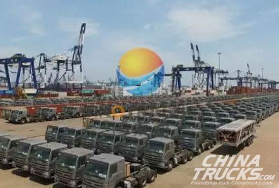 2000 грузовых автомобилей! SINOTRUK выиграла большой экспортный заказ в 2016 году