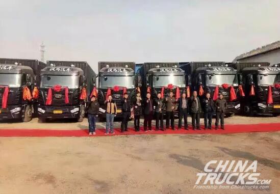 7 грузовиков HANMA доставили клиентами Ланьчжоу