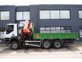 грузовые автомобили Разное - Бортовой грузовик с краном IVECO TRAKKER 350 6X6 С PALFINGER PK 44002 